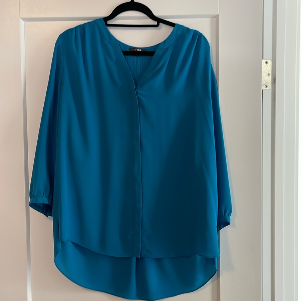NYDJ Pintuck 3/4 Blouse